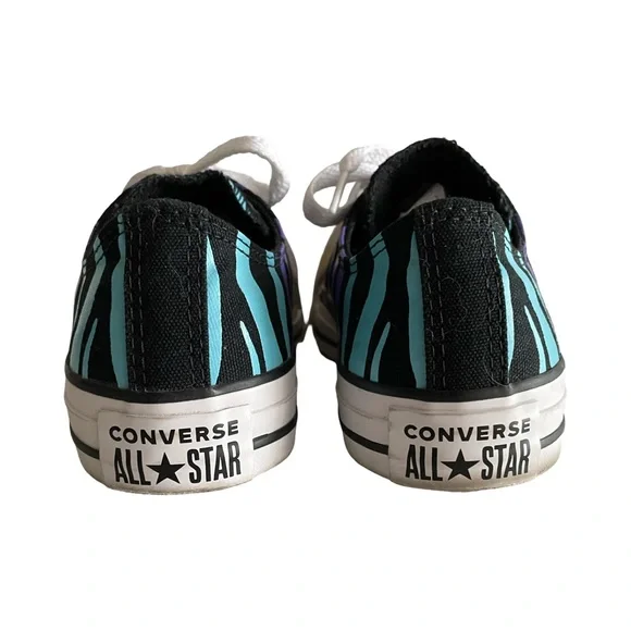 Converse Chuck Taylor All Star Multicolor Animal Stripe Low Top Sneakers Size 6 - Picture 9 of 13